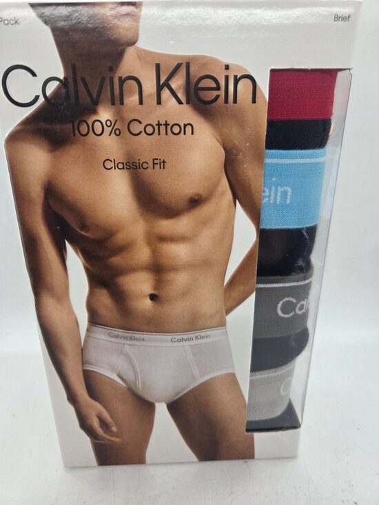Calvin Klein Other - Calvin Klein Mens 4-Pack 100% Cotton Classic Fit Briefs XL Assorted Colors